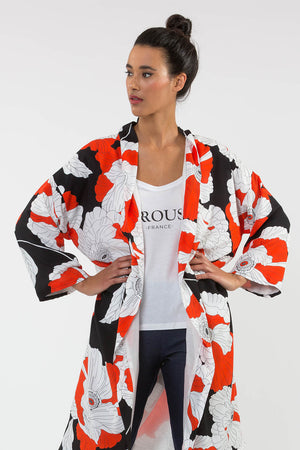 Kimono oversize col châle fabriqué en France Carrousel