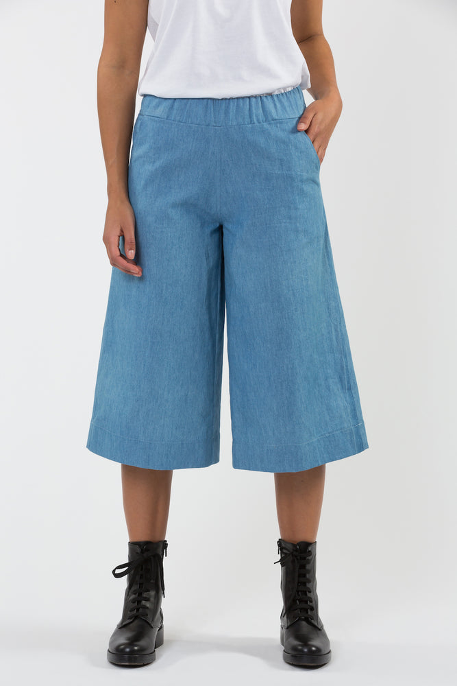 Jupe-culotte 4 poches en coton fabriquée en France Carrousel